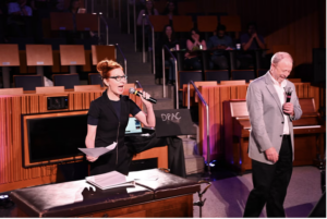Susan Lynskey and Bill Rebeck recount the history of the Heart of the Harvey showcase.